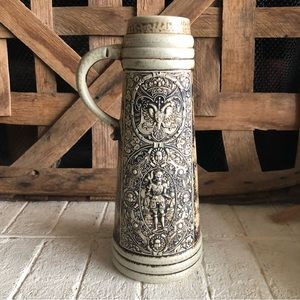 Vintage Gerz German Beer Stein 10.5”